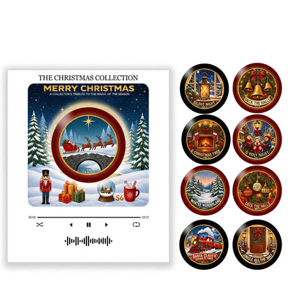 Musikalische Weihnachtsplatte mit 8 Scheiben